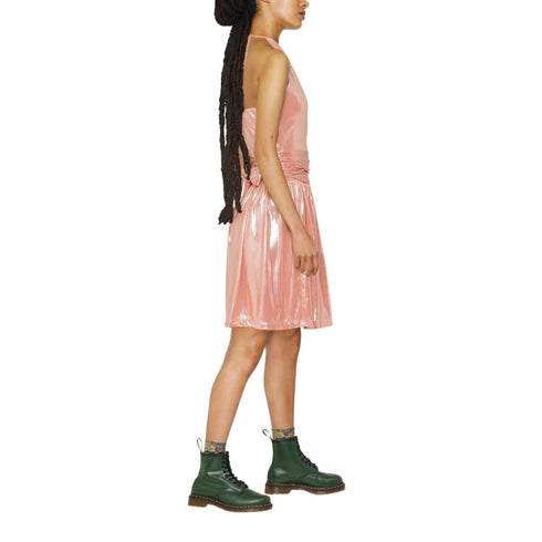 Abito Donna con scollo all'americana e nodo Pesca LOVE MOSCHINO- Francavilla Moda